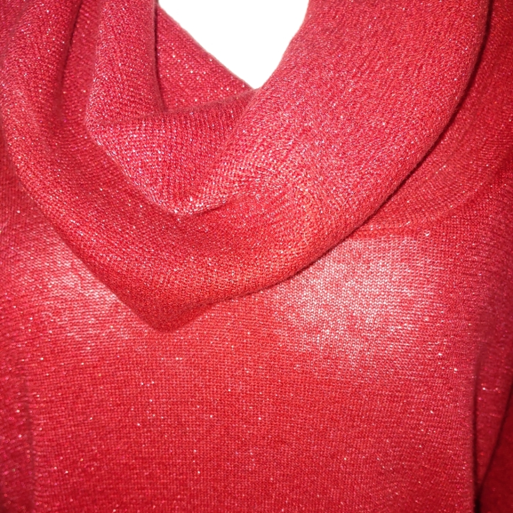 Michael Kors red sparkle sweater